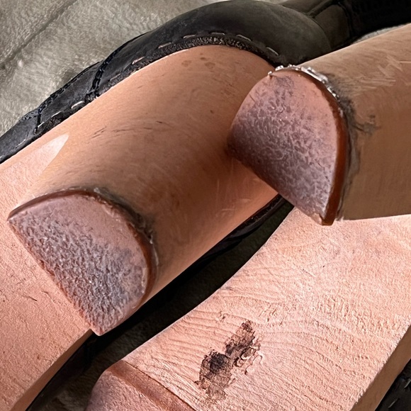 Swedish Hasbeens Toffel pull on bootie sz 36 - Picture 9 of 12